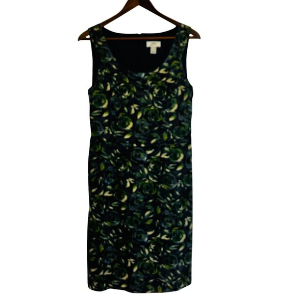 Ann Taylor Loft Womens Floral Pattern Sleeveless Dress Size 10 - Picture 1 of 11